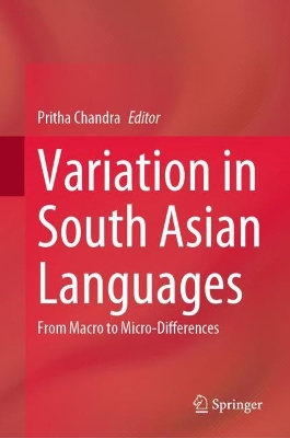 Variation in South Asian Languages: From Macro to Micro-Differences 2023 ed.