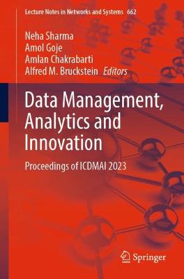 Data Management, Analytics and Innovation: Proceedings of ICDMAI 2023