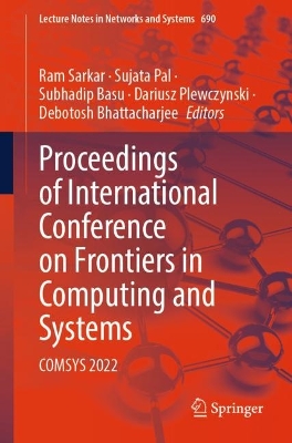 Proceedings of International Conference on Frontiers in Computing and Systems: COMSYS 2022