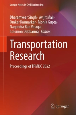 Transportation Research: Proceedings of TPMDC 2022
