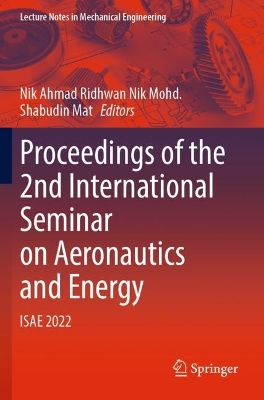 Proceedings of the 2nd International Seminar on Aeronautics and Energy: ISAE 2022