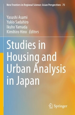 Studies in Housing and Urban Analysis in Japan