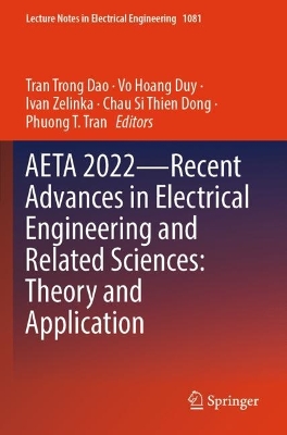 AETA 2022Recent Advances in Electrical Engineering and Related Sciences:  Theory and Application