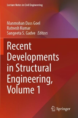 Recent Developments in Structural Engineering, Volume 1