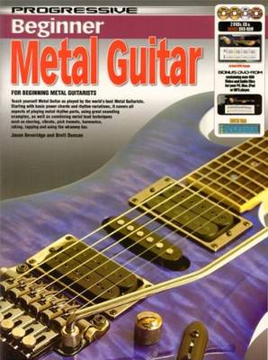 Progressive Beginner Metal Guitar With Poster