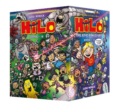Hilo: The Epic Boxed Set (Books 1-10): (A Graphic Novel Boxed Set)