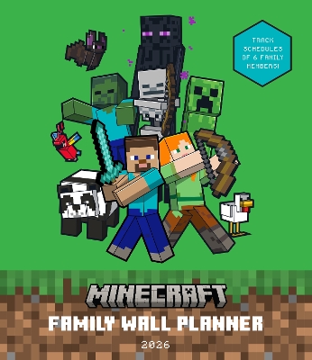 2026 Minecraft Family Wall Planner Not for Online ed.