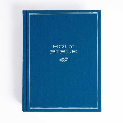 CSB Illustrator's Notetaking Bible, Large Print Edition, Deep Caribbean Blue  Cloth Over Board