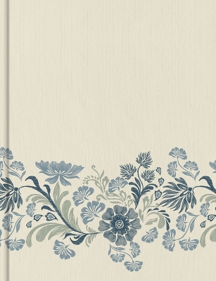 CSB Notetaking Bible, Large Print Edition, Cream Floral Cloth Over Board