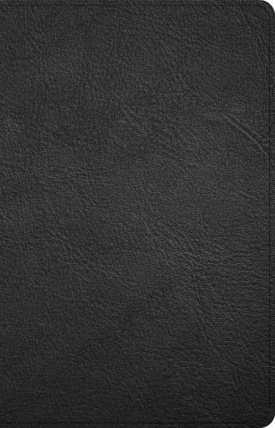 CSB Thinline Bible, Anglicised Edition, Black Genuine Leather Anglicised ed.