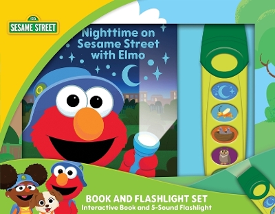 Sesame Street: Nighttime on Sesame Street with Elmo Book and 5-Sound  Flashlight Set