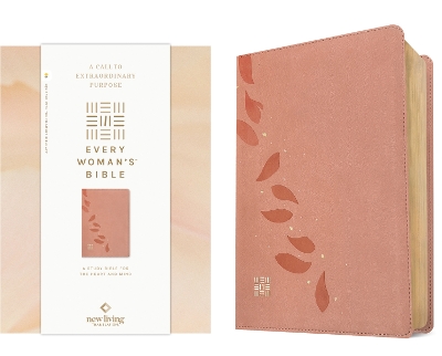 NLT Every Woman's Bible, Filament Enabled (Leatherlike, Pink Petals, Red  Letter)