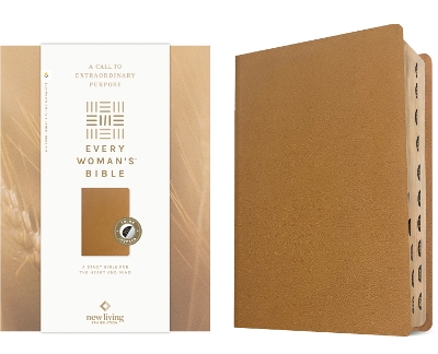NLT Every Woman's Bible, Filament Enabled (Genuine Leather, Camel, Indexed,  Red Letter)