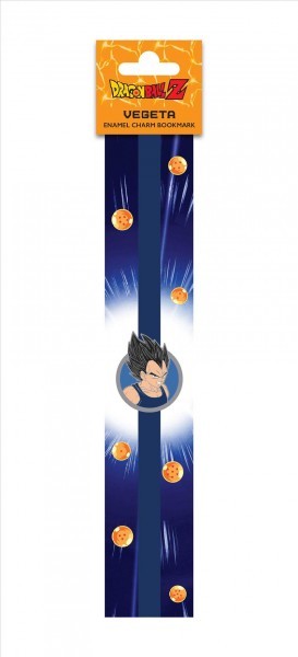 Dragon Ball Z: Vegeta Enamel Charm Bookmark