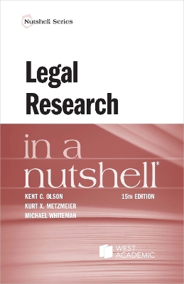 Legal Research in a Nutshell 15th Revised edition