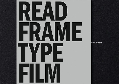 Read Frame Type Film: Or, Written on the Screen