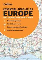 Collins Essential Road Atlas Europe: Clear and Detailed Map of Europe in Handy A4 Paperback New edition