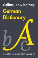 Easy Learning German Dictionary: Trusted Support for Learning Tenth edition