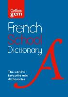 French School Gem Dictionary: Trusted Support for Learning, in a Mini-Format 5th Revised edition
