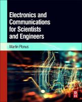 Electronics and Communications for Scientists and Engineers 2nd edition