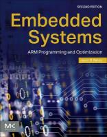 Embedded Systems: ARM Programming and Optimization 2nd edition
