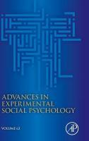 Advances in Experimental Social Psychology, Volume 63