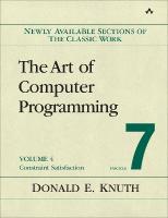 Art of Computer Programming, Volume 4, Fascicle 7, The: Constraint Satisfaction