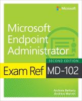 Exam Ref MD-102 Microsoft Endpoint Administrator 2nd edition