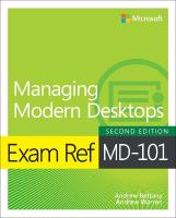 Exam Ref MD-101 Managing Modern Desktops 2nd edition