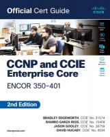 CCNP and CCIE Enterprise Core ENCOR 350-401 Official Cert Guide 2nd edition