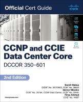 CCNP and CCIE Data Center  Core DCCOR 350-601 Official Cert Guide 2nd edition