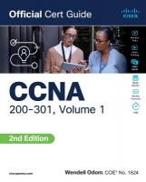CCNA 200-301 Official Cert Guide, Volume 1 2nd edition