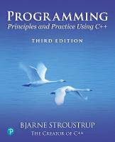 Programming: Principles and Practice Using Cplusplus 3rd edition