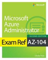 Exam Ref AZ-104 Microsoft Azure Administrator 2nd edition
