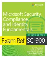 Exam Ref SC-900 Microsoft Security, Compliance, and Identity Fundamentals 2nd edition