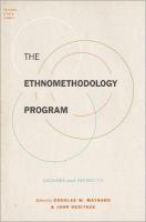 Ethnomethodology Program: Legacies and Prospects