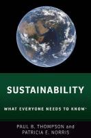 Sustainability: What Everyone Needs to KnowÂ®