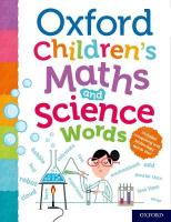 Oxford Children's Maths and Science Words 1