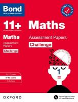Bond 11plus Maths Challenge Assessment Papers 9-10 years (for GL Assessment &  other 11 plus exams) 1