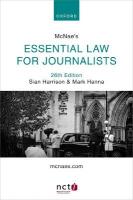 McNae's Essential Law for Journalists 26th Revised edition