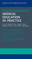 Oxford Handbook of Medical Education in Practice 3rd Revised edition