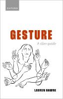 Gesture: A Slim Guide