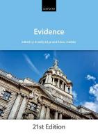 Evidence 21st Revised edition