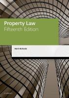 Property Law 15th Revised edition
