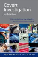 Covert Investigation 6e 6th Revised edition