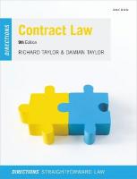 Contract Law Directions 9th Revised edition