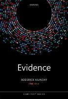 Evidence 11th Revised edition