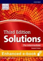 Solutions Pre-Intermediate Student's Book e-Book Third Edition