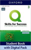 Q Skills For Success 3e Level 3 Listening & Speaking Student Book With Digital Pack