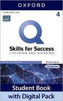 Q Skills For Success 3e Level 4 Listening & Speaking Student Book With Digital Pack